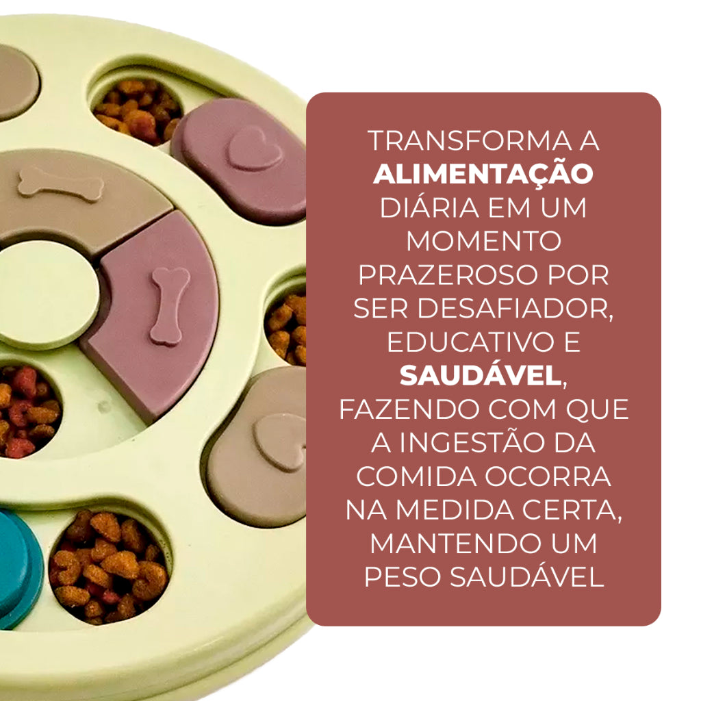 Mastiga Bem™ | Comedouro educativo lento