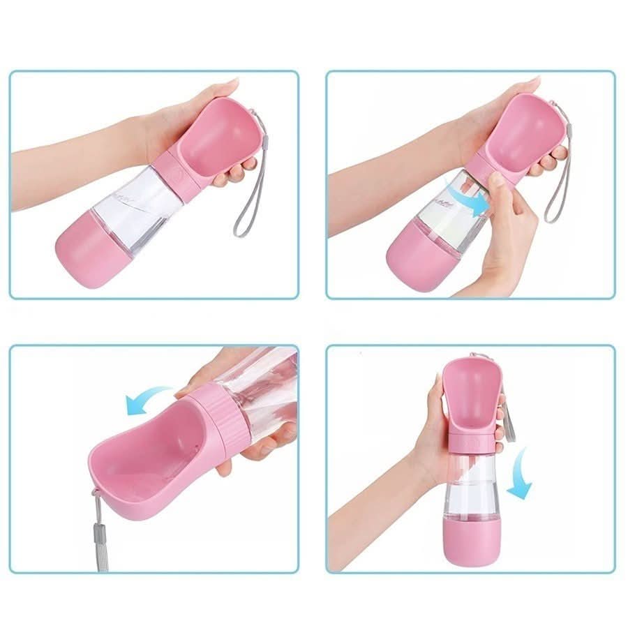 Aqua Snack™ | Garrafa com suporte para ração - Cachorrês