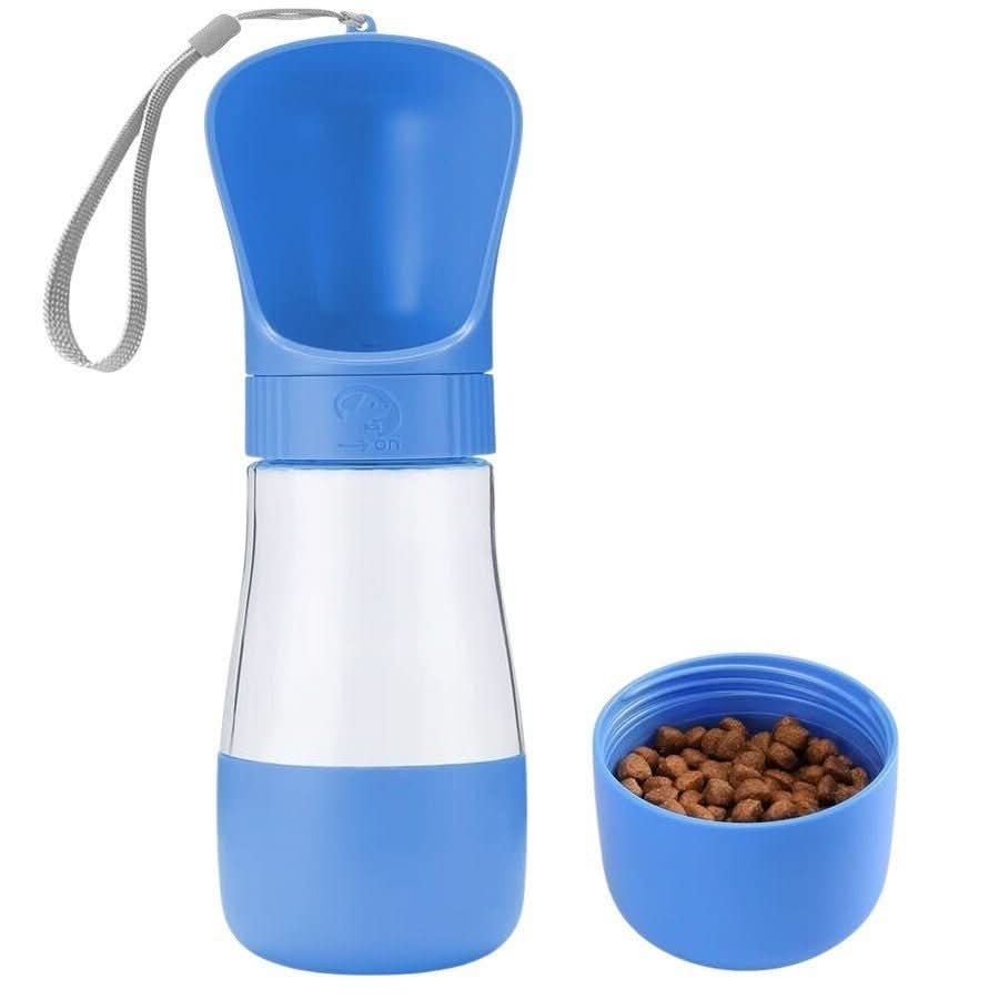 Aqua Snack™ | Garrafa com suporte para ração - Cachorrês