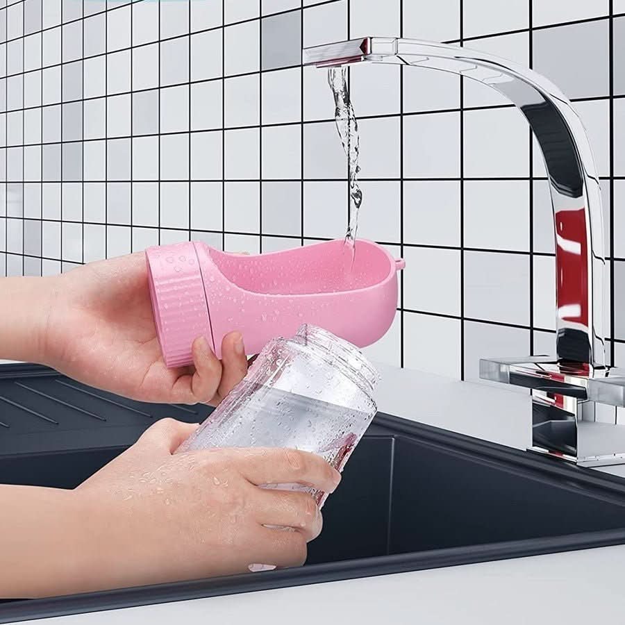 Aqua Snack™ | Garrafa com suporte para ração - Cachorrês