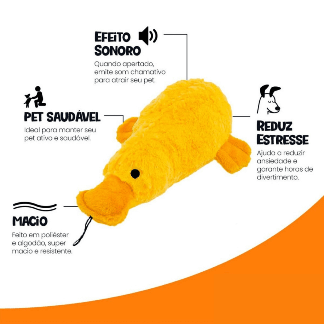 Big Duck™ | Pelúcia de pato - Cachorrês