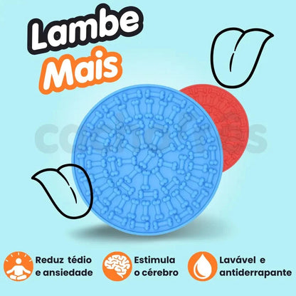 LambeMais™ | Tapete de lamber interativo - Cachorrês