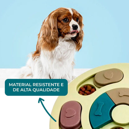 Mastiga Bem™ | Comedouro educativo lento - Cachorrês
