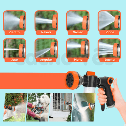Pet Jet™ | Pistola de esguicho com dispenser - Cachorrês
