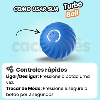 TurboBall™ | A Bolinha Interativa que se Move Sozinha - Cachorrês