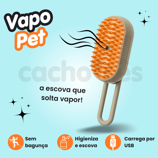 Vapo Pet™ | Escova a vapor - Cachorrês
